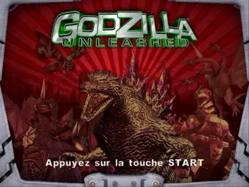 Godzilla - Unleashed screen shot title